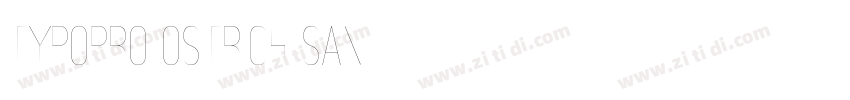 TypoPRO Ostrich San字体转换